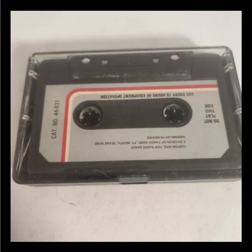 Vintage Cordless Cassette Head Cleaner Demagnetizer Realistic